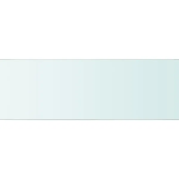 vidaXL Hyllor>Hyllplan glas genomskinlig 70x25 cm