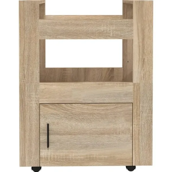 vidaXL Köksö>Köksvagn sonoma-ek 60x45x80 cm konstruerat trä