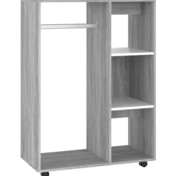 vidaXL Skåp>Klädhängare sonoma 80x40x110 cm konstruerat trä