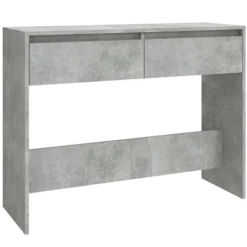 vidaXL Småbord>Konsolbord betong 100x35x76,5 cm konstruerat trä