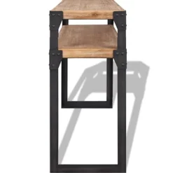 vidaXL Sideboards>Konsolbord massivt akaciaträ 120x40x85 cm