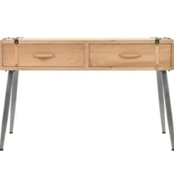 vidaXL Sideboards>Konsolbord massivt granträ 115x40,5x76 cm