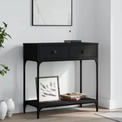 vidaXL Småbord>Konsolbord 75x34,5x75 cm konstruerat trä