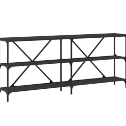 vidaXL Hyllor>Konsolbord 180x30x75 cm konstruerat trä och järn