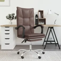 vidaXL Kontorsmöbler>Kontorsstol konstläder