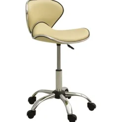 vidaXL Kontorsmöbler>Kontorsstol gräddvit konstläder Creme