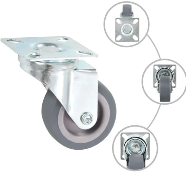 vidaXL Balkongmöbler>Länkhjul 72 st 50 mm