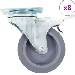 vidaXL Balkongmöbler>Länkhjul 8 st 75 mm
