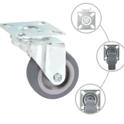 vidaXL Balkongmöbler>Länkhjul 4 st 50 mm