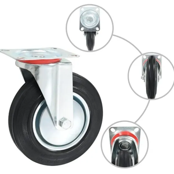 vidaXL Balkongmöbler>Länkhjul 32 st 200 mm