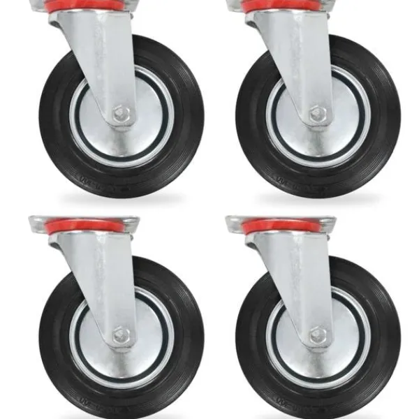 vidaXL Balkongmöbler>Länkhjul 24 st 200 mm