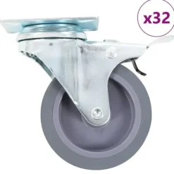 vidaXL Balkongmöbler>Länkhjul 32 st 75 mm