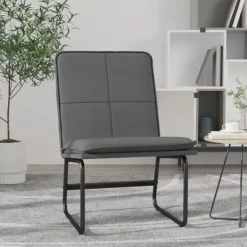 vidaXL Fåtöljer>Loungestol 54x75x76 cm konstläder