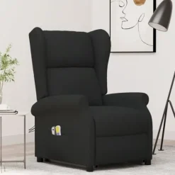 vidaXL Fåtöljer>massagefåtölj med uppresningshjälp tyg