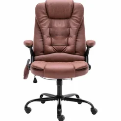 vidaXL Kontorsmöbler>Massagekontorsstol ljus konstmocka