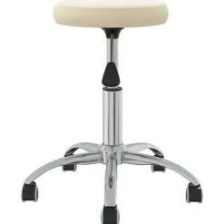 vidaXL Pallar>Massagepall gräddvit sammet