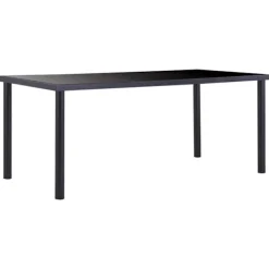 vidaXL Matgrupper>Matgrupp 9 delar konstläder