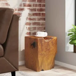 vidaXL Pallar>Pall massiv teak 30x30x40 cm