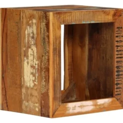 vidaXL Pallar>Pall 40x30x40 cm massivt återvunnet trä