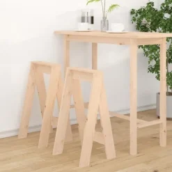 vidaXL Pallar>Pallar 2 st 40x40x75 cm massiv furu