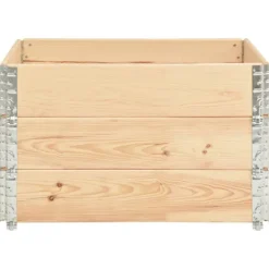 vidaXL Pallar>Pallkrage 3 st 100x100 cm massiv furu