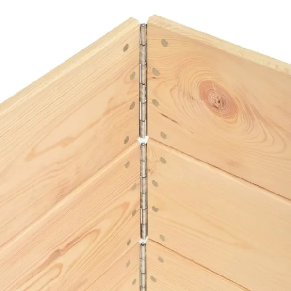 vidaXL Pallar>Pallkrage 3 st 100x100 cm massiv furu