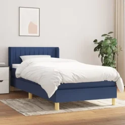 vidaXL Sängar>Ramsäng med madrass 90x190 cm tyg