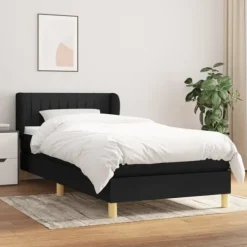 vidaXL Sängar>Ramsäng med madrass 90x200 cm tyg