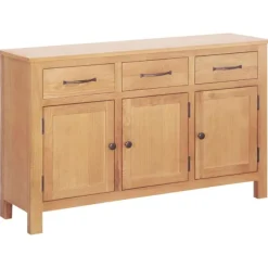 vidaXL Sideboards>Sideboard 112 x 33.5 x 70 cm Solitt Ekträ