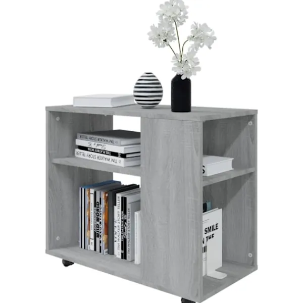 vidaXL Hyllor>Sidobord sonoma 70x35x55 cm konstruerat trä