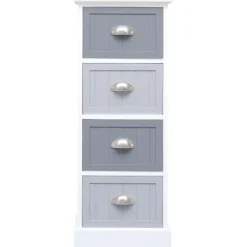 vidaXL Byråer>Sidoskåp 35x30x90 cm kejsarträ