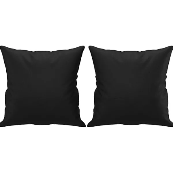 vidaXL Soffor>2-sits soffa med prydnadskuddar 120 cm konstläder