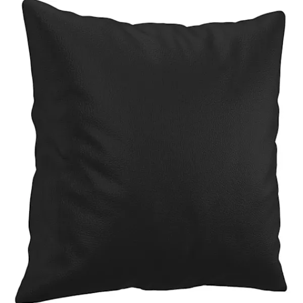 vidaXL Soffor>2-sits soffa med prydnadskuddar 120 cm konstläder