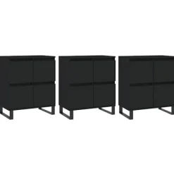 vidaXL Sideboards>Skänk 3 delar konstruerat trä