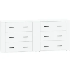 vidaXL Byråer>Skänk 2 delar konstruerat trä