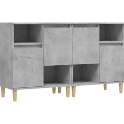 vidaXL Sideboards>Skänk 2 st betong 60x35x70 cm konstruerat trä