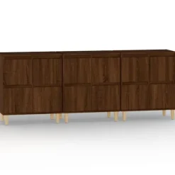 vidaXL Skåp>Skänk 3 st ek 60x35x70 cm konstruerat trä