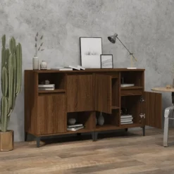 vidaXL Sideboards>Skänk 2 st ek 60x35x70 cm konstruerat trä