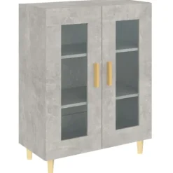 vidaXL Skåp>Skänk betong 69,5x34x90 cm konstruerat trä