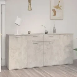 vidaXL Sideboards>Skänk betong 160x36x75 cm konstruerat trä