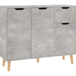vidaXL Sideboards>Skänk betong 90x30x72 cm konstruerat trä