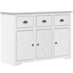 vidaXL Byråer>Skänk BODO 115,5x44x80 cm massiv furu