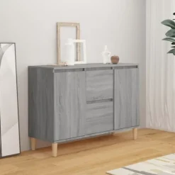 vidaXL Sideboards>Skänk sonoma 101x35x70 cm konstruerat trä
