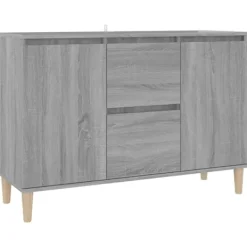 vidaXL Sideboards>Skänk sonoma 101x35x70 cm konstruerat trä