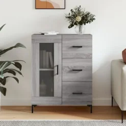 vidaXL Skåp>Skänk sonoma 69,5x34x90 cm konstruerat trä