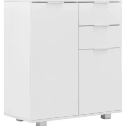 vidaXL Byråer>Skänk högglans 71x35x80 cm spånskiva