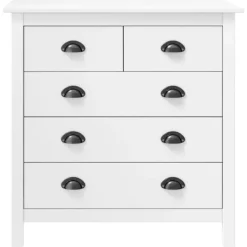 vidaXL Byråer>Skänk Hill 79x40x80 cm massiv furu