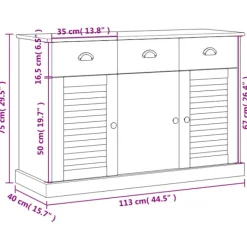 vidaXL Sideboards><noscript><img width=