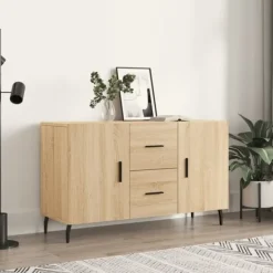 vidaXL Sideboards>Skänk sonoma-ek 100x36x60 cm konstruerat trä