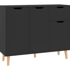 vidaXL Sideboards>Skänk högglans 90x30x72 cm konstruerat trä